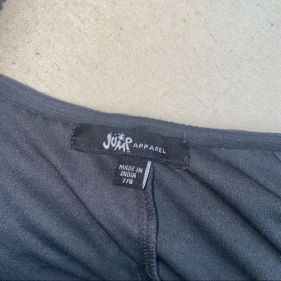 Jump Apparel Black Long Beaded Backless Dress | Size 7/8 - Picture 3 of 14